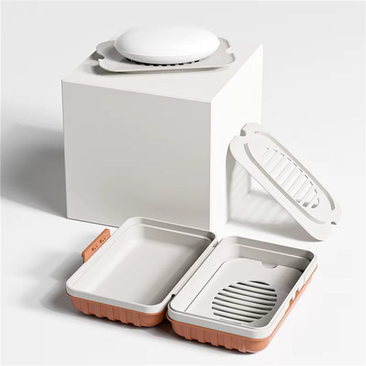1PC Bathroom Soap Dish with Lid Home Plastic Soap Box Keeps Soap Dry Soap Dish Travel Essentials Soap Dish Soap Tray Holder