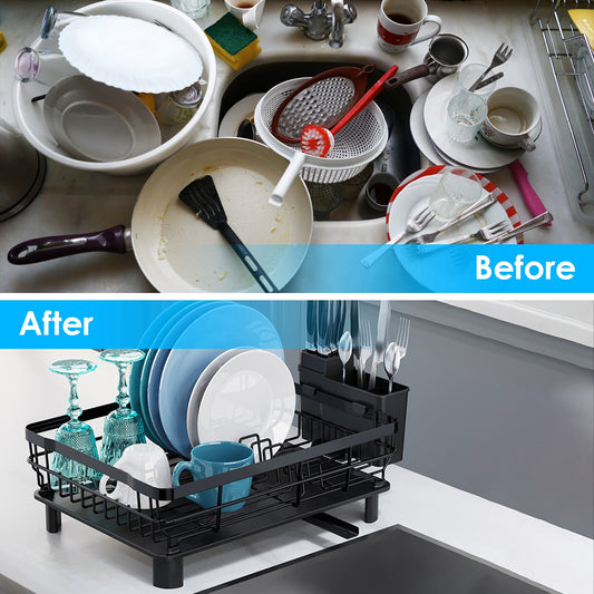 AquaDrain Dish Organizer