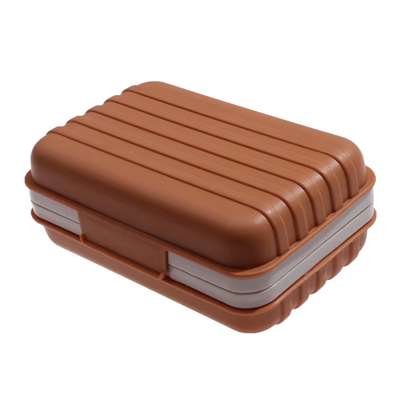 1PC Bathroom Soap Dish with Lid Home Plastic Soap Box Keeps Soap Dry Soap Dish Travel Essentials Soap Dish Soap Tray Holder