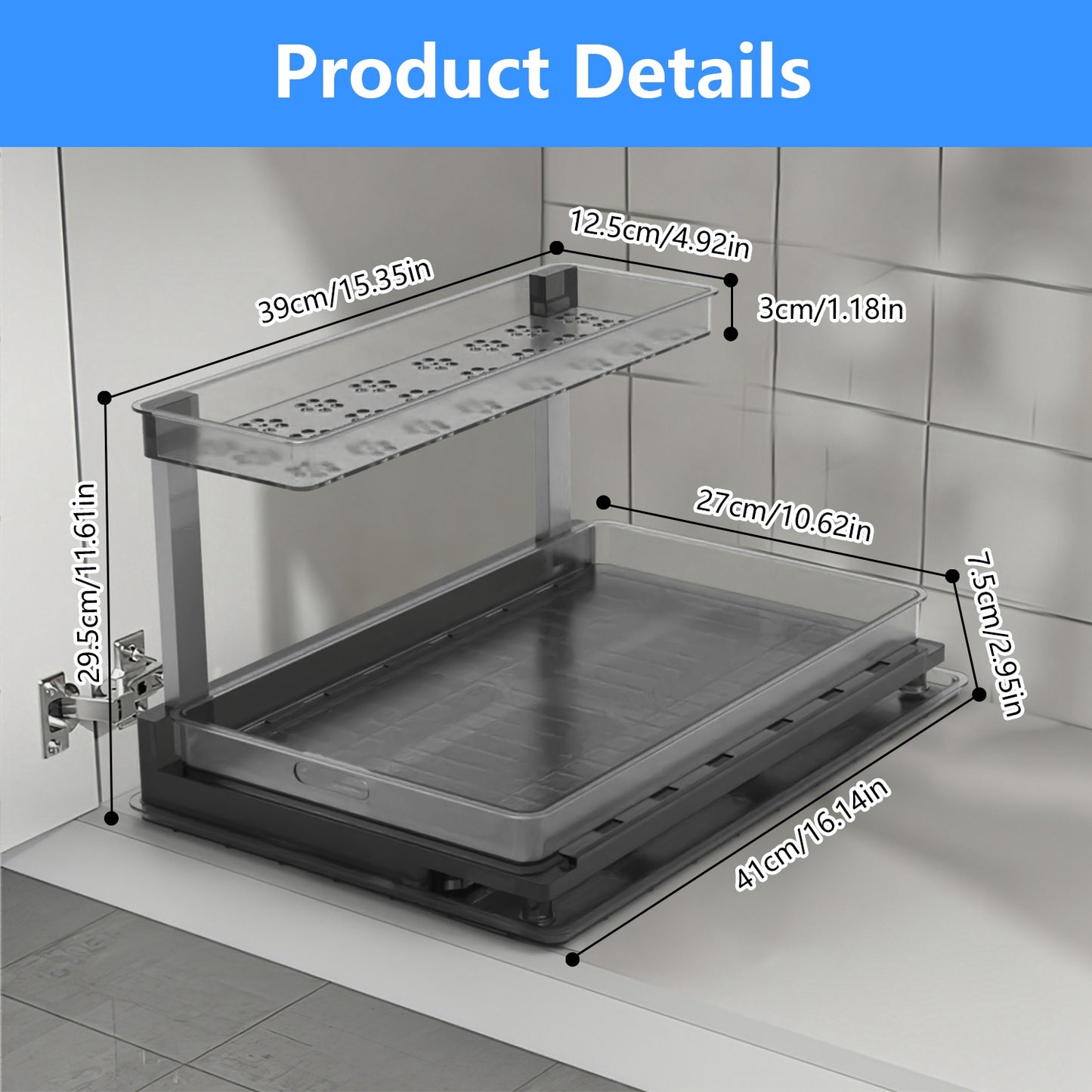 SlideMax Under Sink Organizer