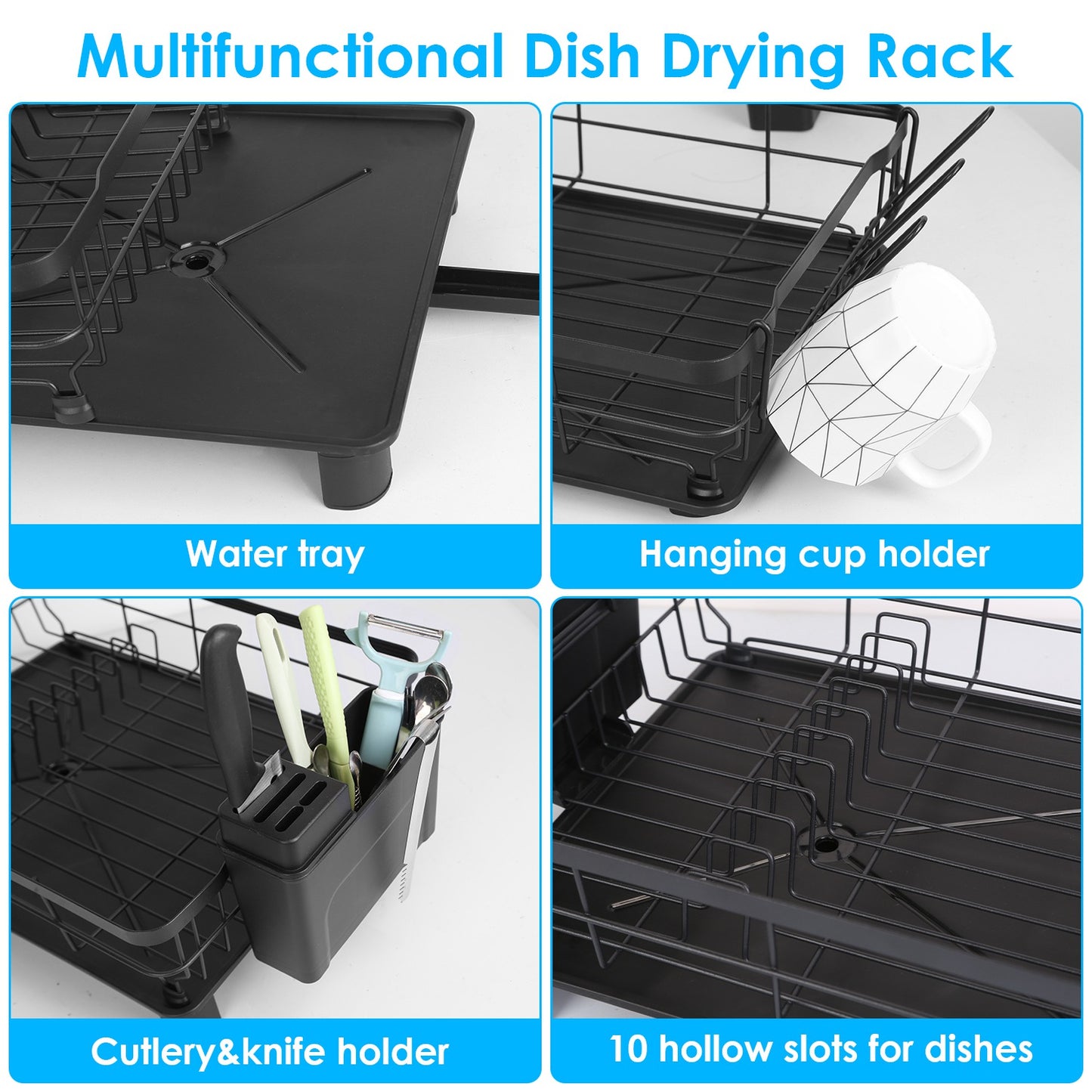 AquaDrain Dish Organizer