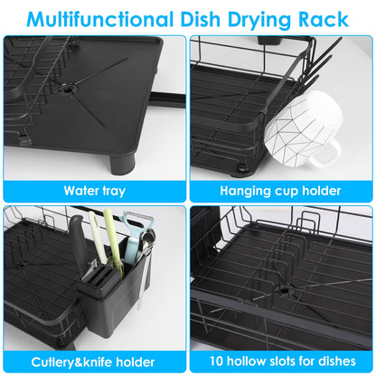 AquaDrain Dish Organizer