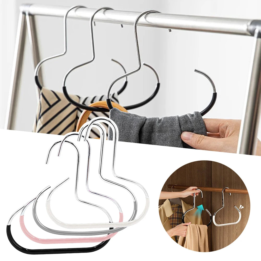 Multi-Function Hook Decorative Belt Hanger Scarf Tie Rack Sturdy Bedroom Wardrobe Hook anti Slip Storage Rack for Bedroom
