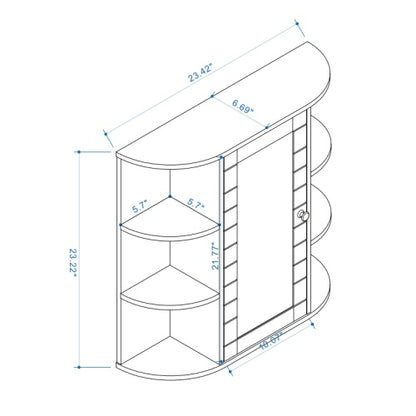 MirrorNest Storage Cabinet