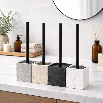 Collection Stone Effect Bath Accessory Set-4 Pieces