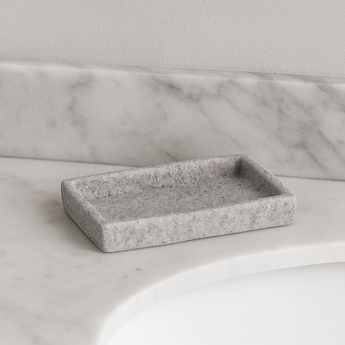 Collection Stone Effect Bath Accessory Set-4 Pieces