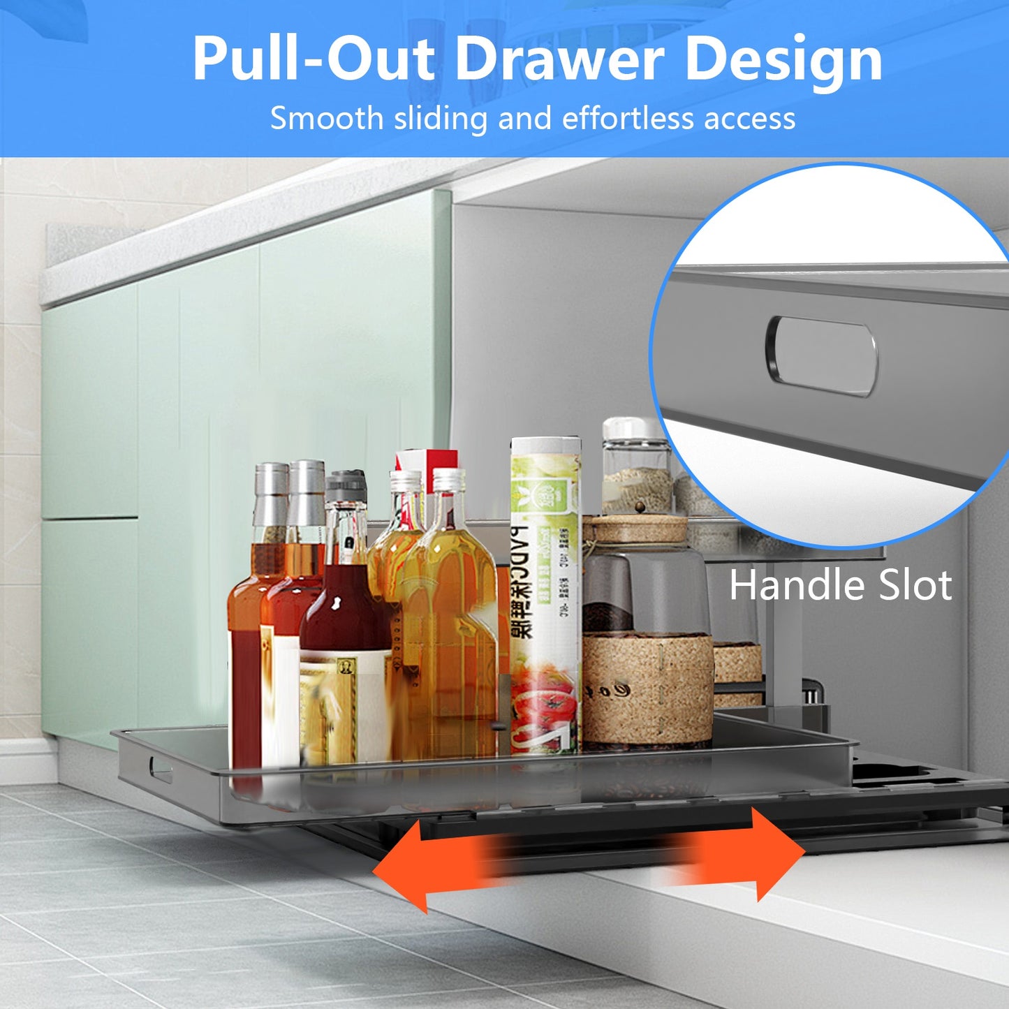SlideMax Under Sink Organizer