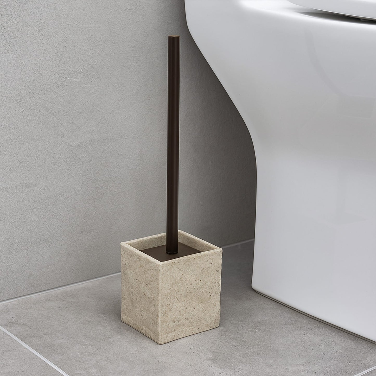 Collection Stone Effect Bath Accessory Set-4 Pieces