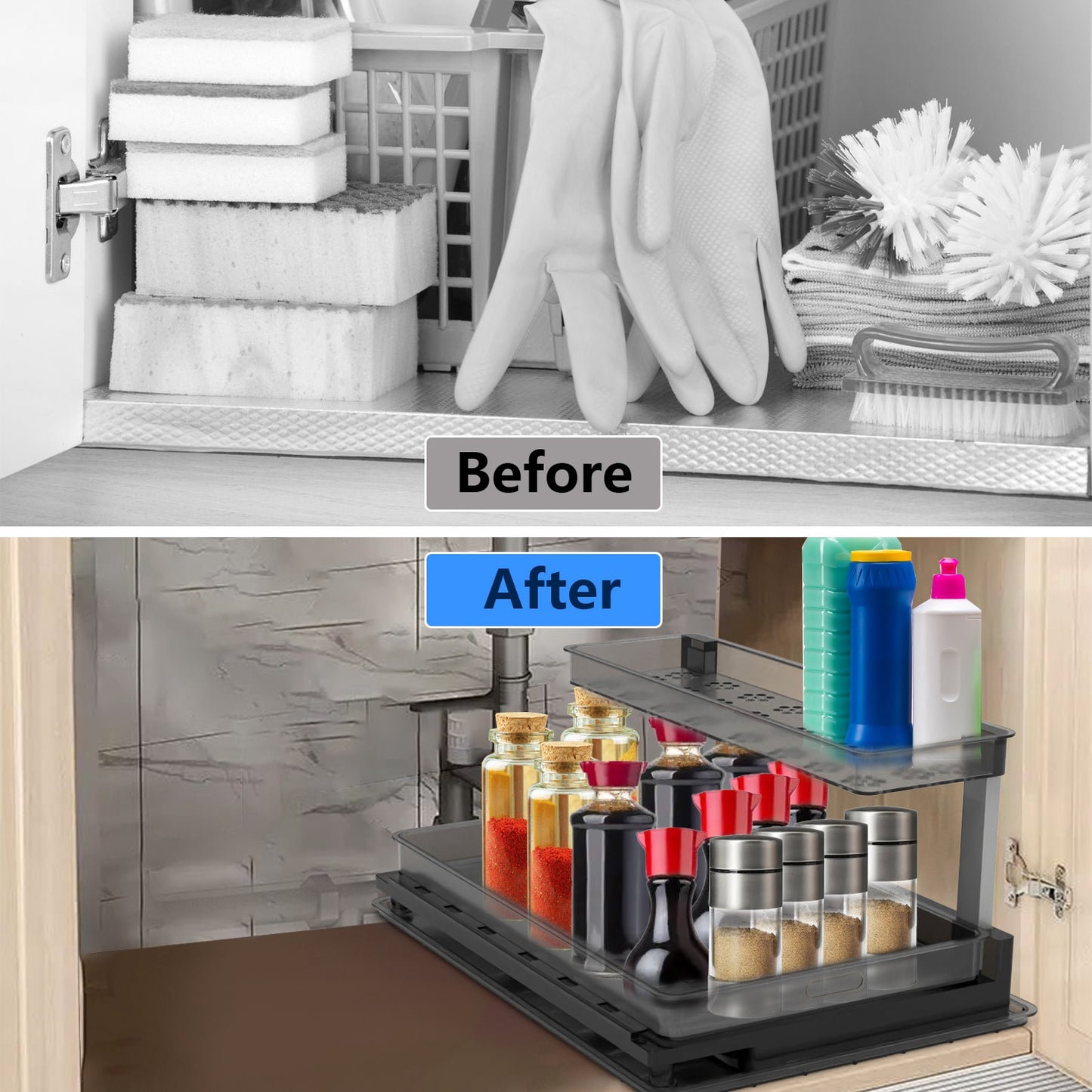 SlideMax Under Sink Organizer