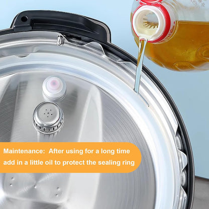 2 Pack Sealing Ring 8Qt for Instant Pot Sealing Ring 8 Quart, Premium Silicone G