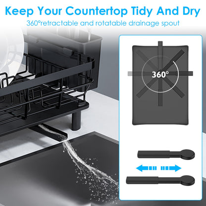 AquaDrain Dish Organizer