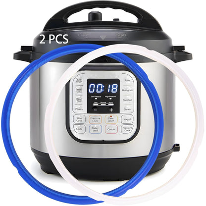 2 Pack Sealing Ring 8Qt for Instant Pot Sealing Ring 8 Quart, Premium Silicone G
