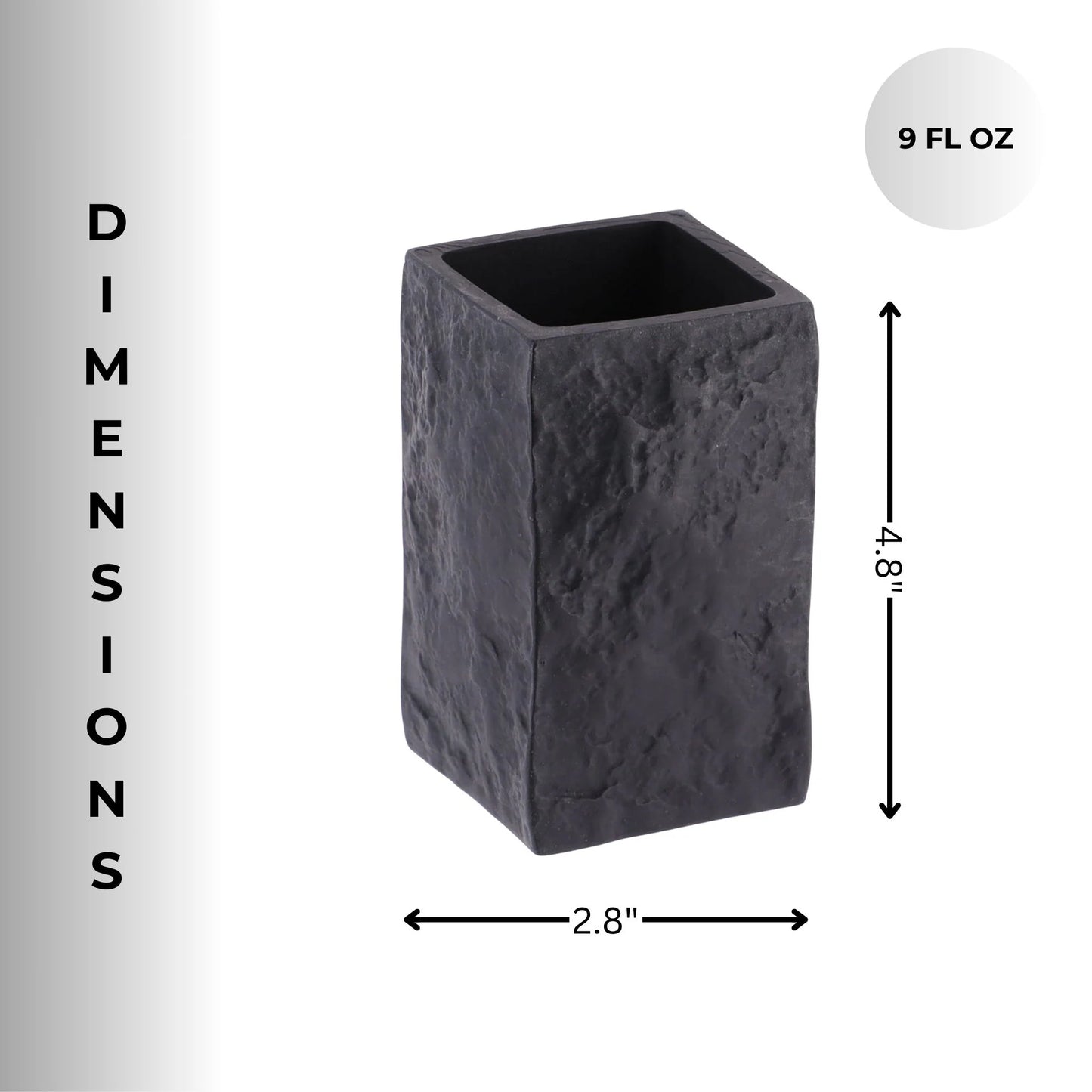 Collection Stone Effect Bath Accessory Set-4 Pieces