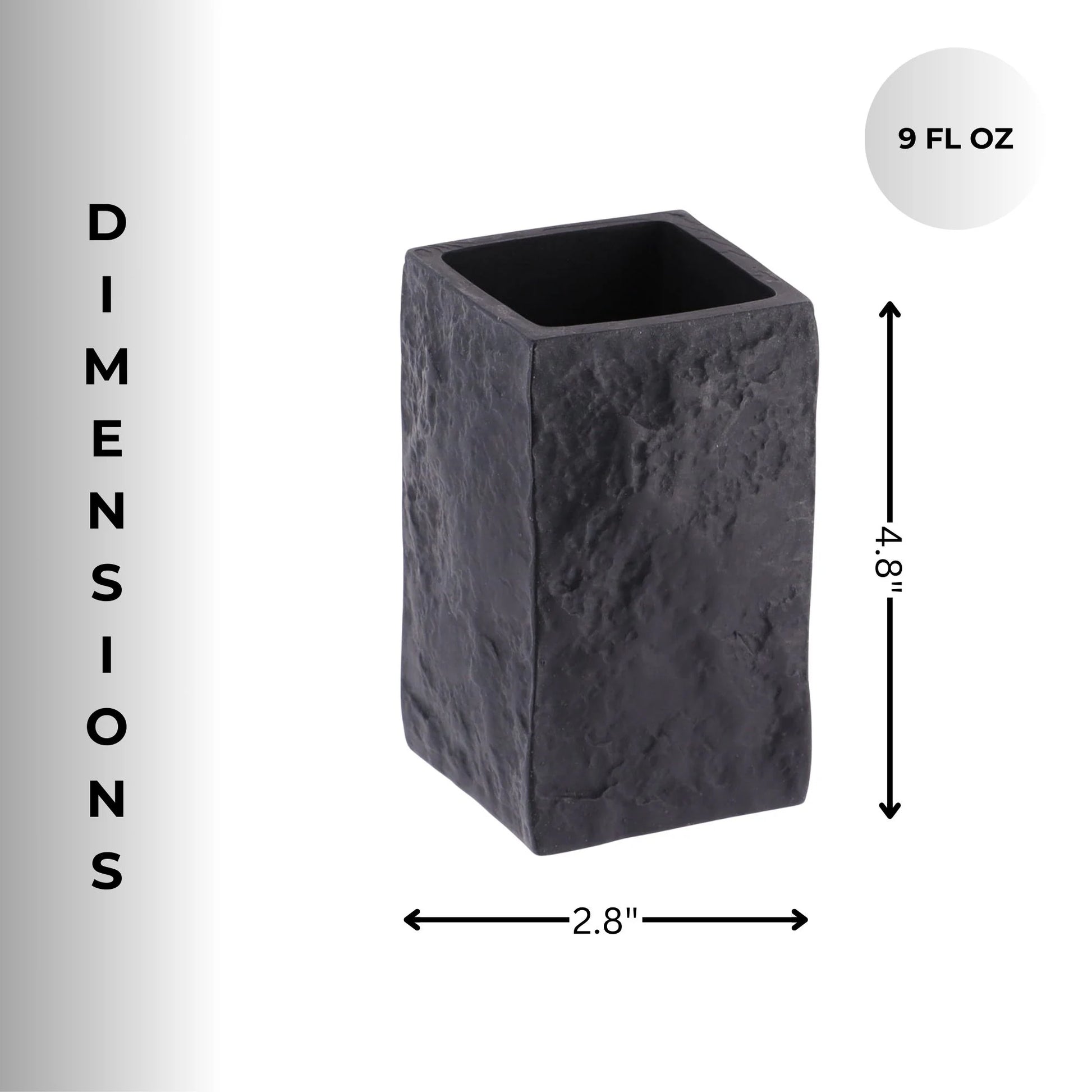 Collection Stone Effect Bath Accessory Set-4 Pieces