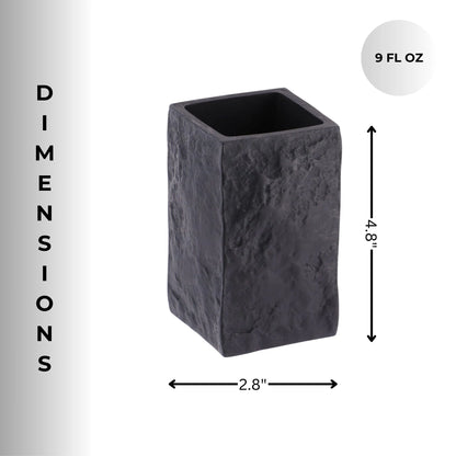 Collection Stone Effect Bath Accessory Set-4 Pieces