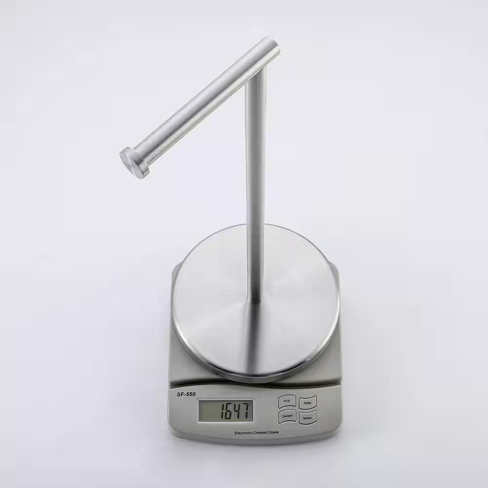 Freestanding Toilet Paper Holder in Brushed Finish