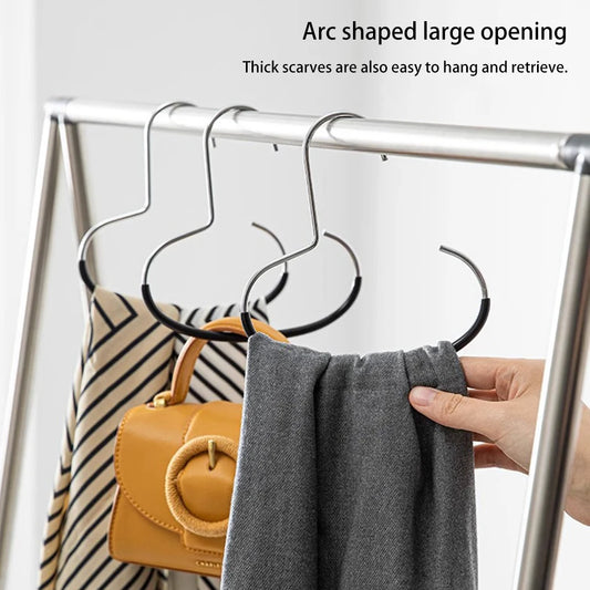 Multi-Function Hook Decorative Belt Hanger Scarf Tie Rack Sturdy Bedroom Wardrobe Hook anti Slip Storage Rack for Bedroom