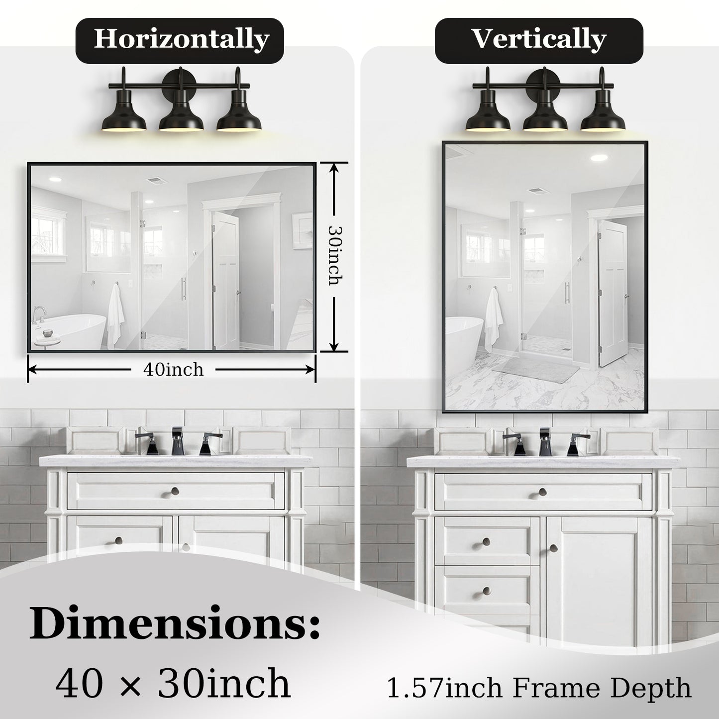NoirLux Vanity Mirror