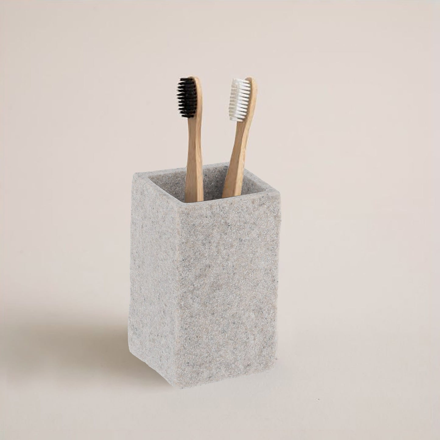 Collection Stone Effect Bath Accessory Set-4 Pieces