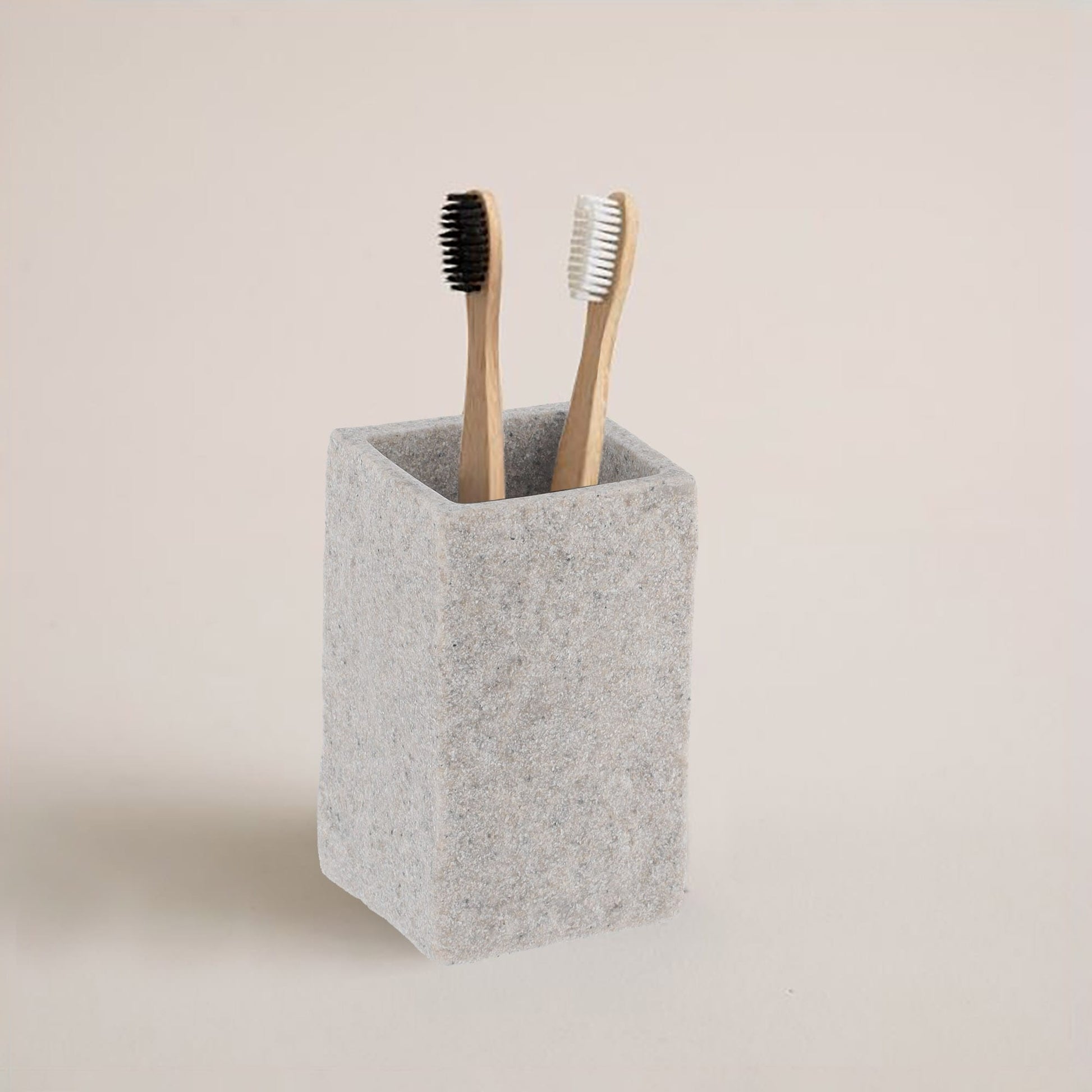 Collection Stone Effect Bath Accessory Set-4 Pieces