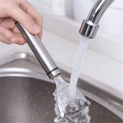1X-2X Corn Cob Peeler Stainless Steel Thresher Stripper Remover Kitchen Cut Tool