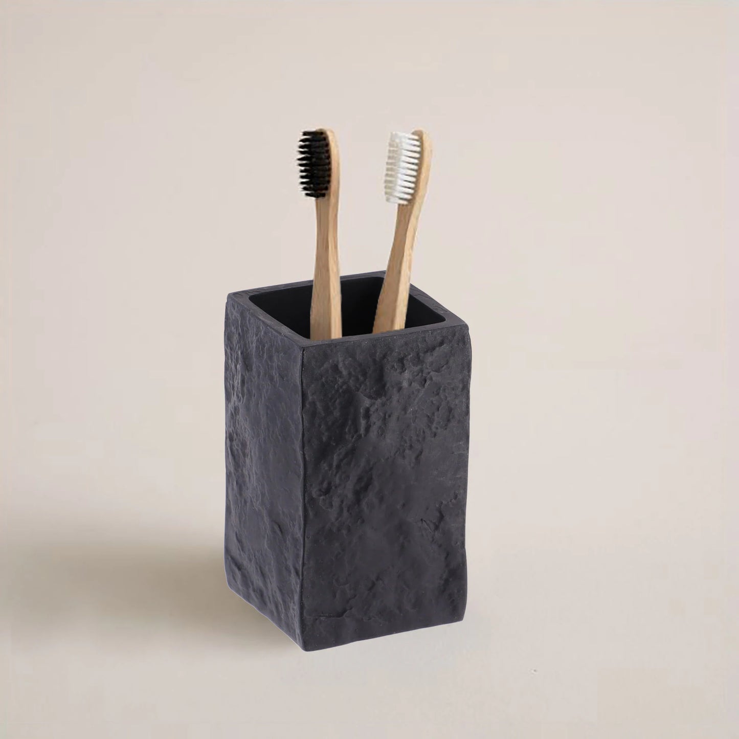 Collection Stone Effect Bath Accessory Set-4 Pieces