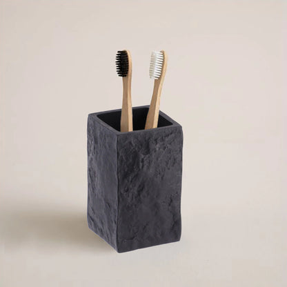 Collection Stone Effect Bath Accessory Set-4 Pieces