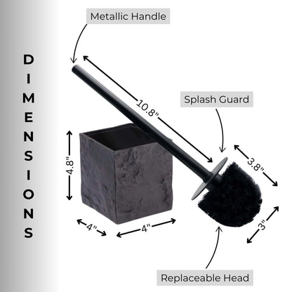 Collection Stone Effect Bath Accessory Set-4 Pieces