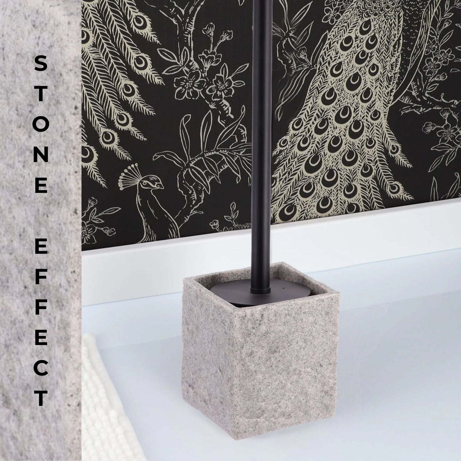 Collection Stone Effect Bath Accessory Set-4 Pieces