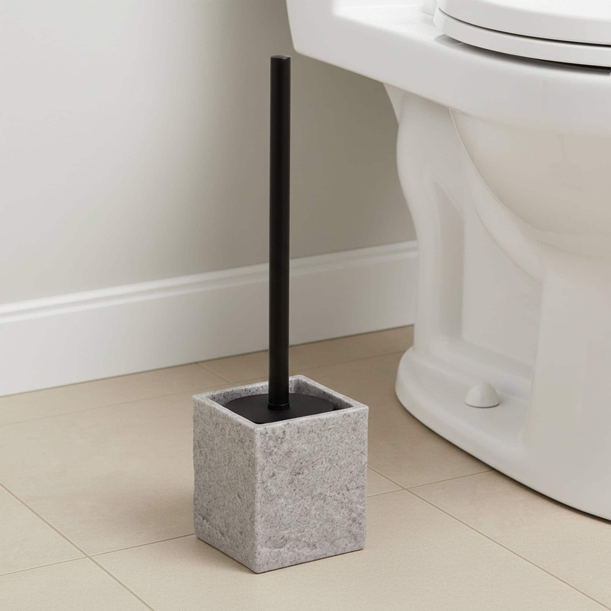 Collection Stone Effect Bath Accessory Set-4 Pieces